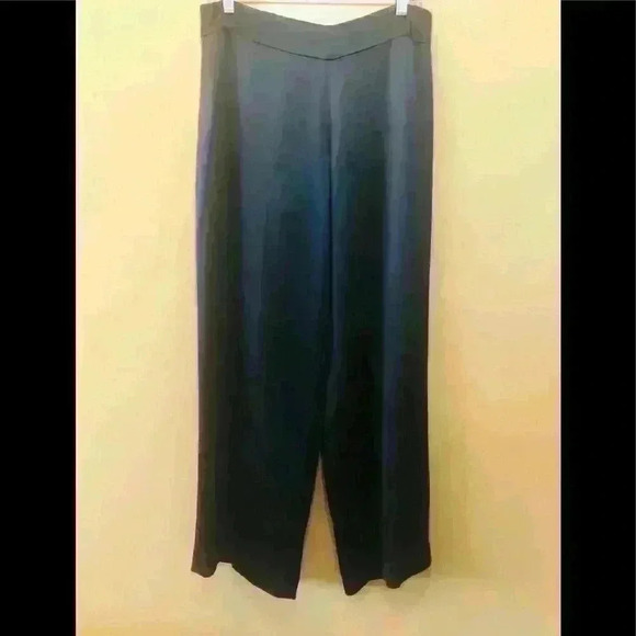 Kay Unger Black 100% Silk Pants. - Picture 1 of 7